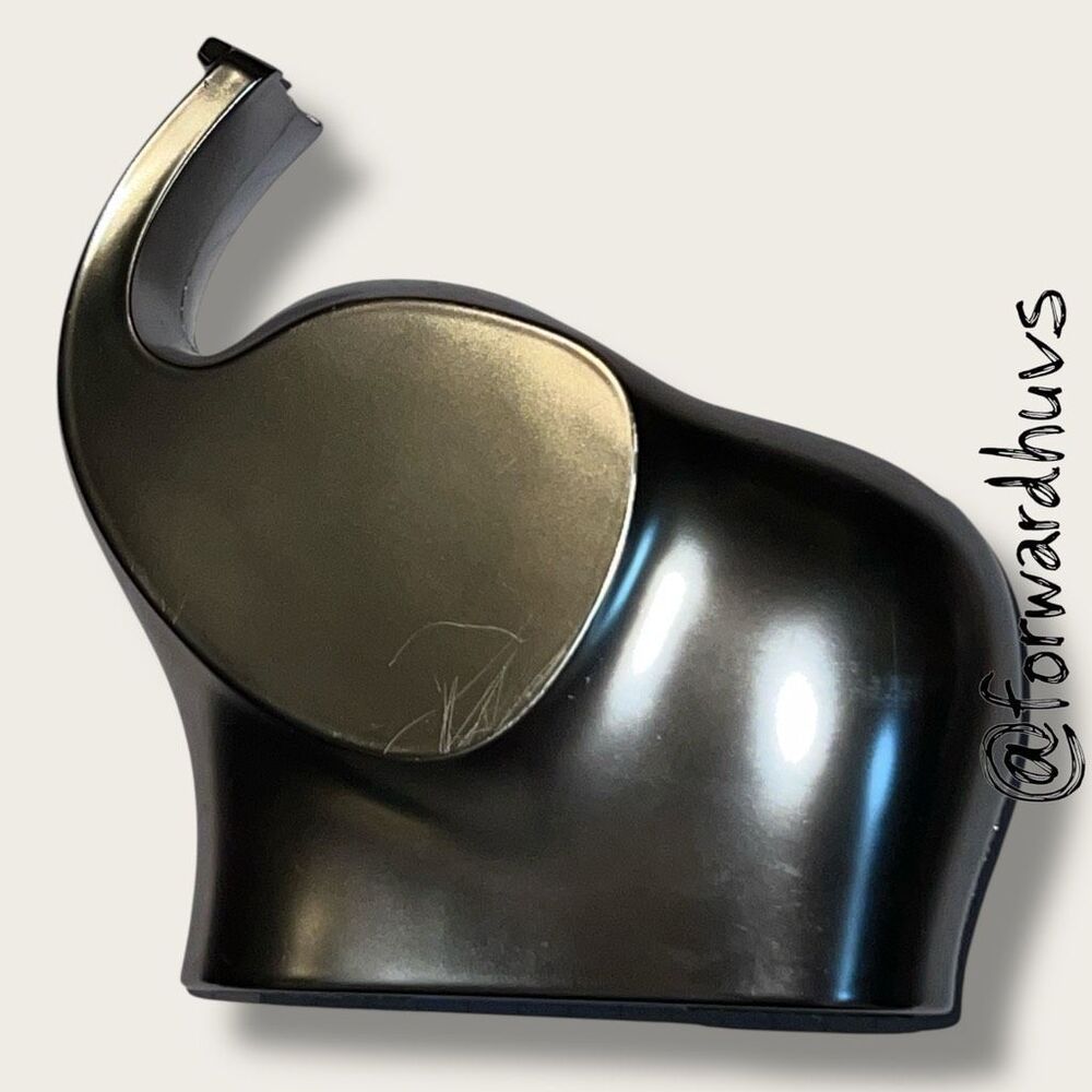 Scotch Elephant Tape Dispenser Rare Silver Finish Replacement Dowel